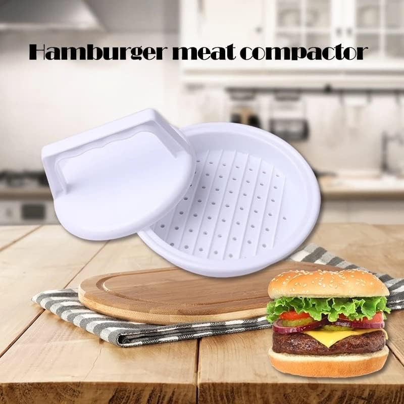 1 Set Round Shape Hamburger Press Hamburger Meat Beef Grill Burger Press Patty Maker Kitchen Tools - Image 3