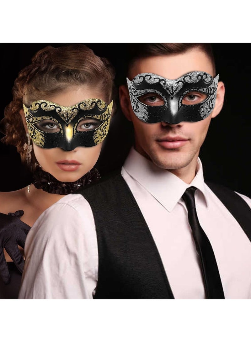 Excefore Masquerade Mask for Men Classic Vintage Venetian Mens Mask Lightweight Gentle, Specially for Costume, Theme Parties, Cosplay Mardi Gras, Super Hero Mask Accessory - Image 2