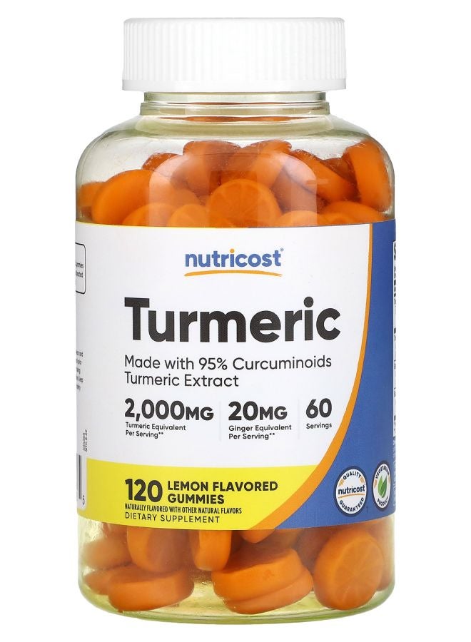 Nutricost Turmeric Lemon 120 Gummies