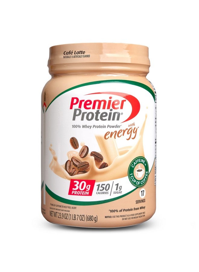 Powder, Cafe Latte, 30G Protein, 1G Sugar, 100% Whey Protein, Keto Friendly, No Soy Ingredients, Gluten Free, 17 Servings, 23.9 Ounce (Pack Of 1)