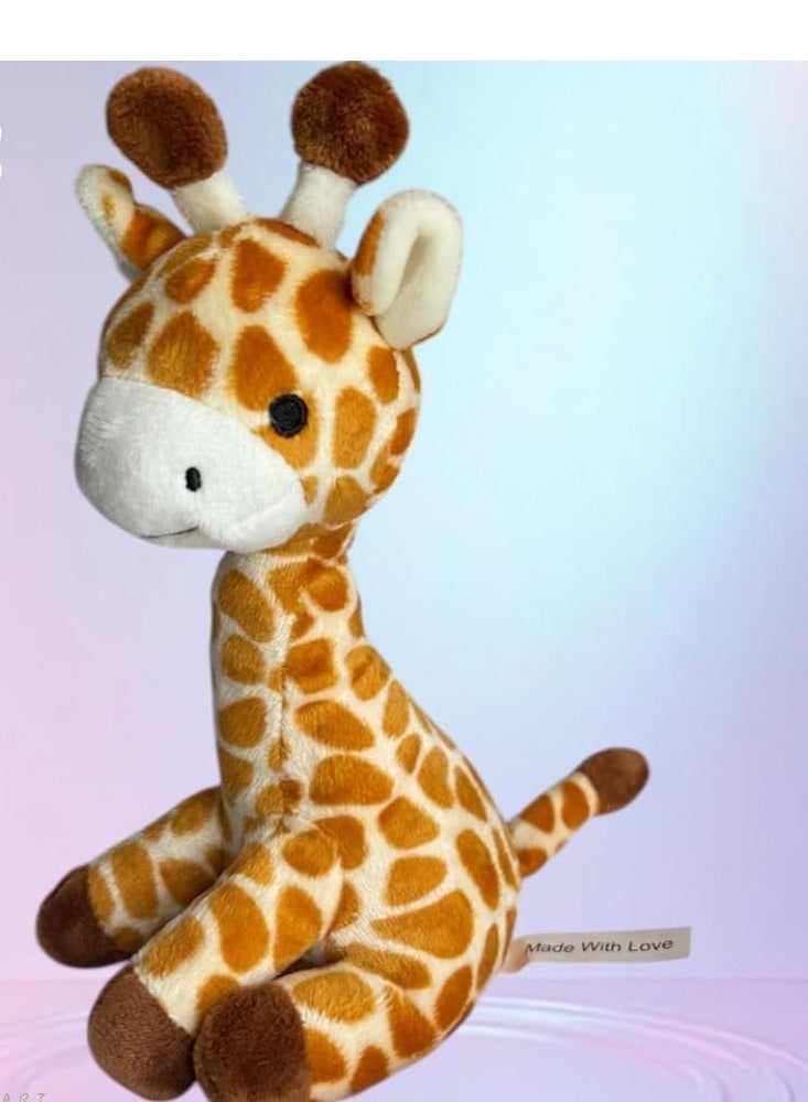 Raxoom Plush Giraffe, Beige Brown Cute Giraffe, Soft Toy Giraffe, Plush Toy, Toy Pet Toy, Washable with Gift Box - Image 2