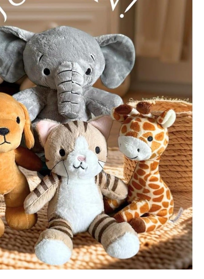 Raxoom Plush Giraffe, Beige Brown Cute Giraffe, Soft Toy Giraffe, Plush Toy, Toy Pet Toy, Washable with Gift Box - Image 3