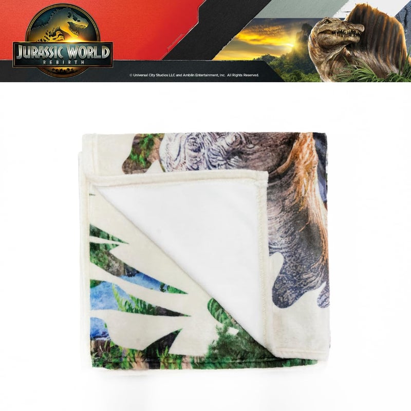 FRANCO Jurassic World Rebirth Kids Bedding Super Soft Plush Throw Blanket  46 in x 60 in  (Officially Licensed Product) - Image 5