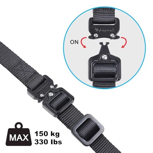 Vigorport Luggage Straps, Metal Luggage Connector Straps for Suitcases Add A Bag and Connect Your 2 Suitcases Together Adjustable Attachment Accessories Belts (0.75" Width Small Size) - Image 2