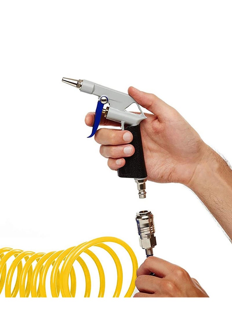 ميشلان MICHELIN Air Tools Kit 7 قطع | مسدس النفخ ، مسدس النفخ ، مسدس رش الطلاء ، خرطوم حلزوني 3 متر | فوهات للكرات والقوارب والدراجات | كيس الهواء كيت  - Image 4