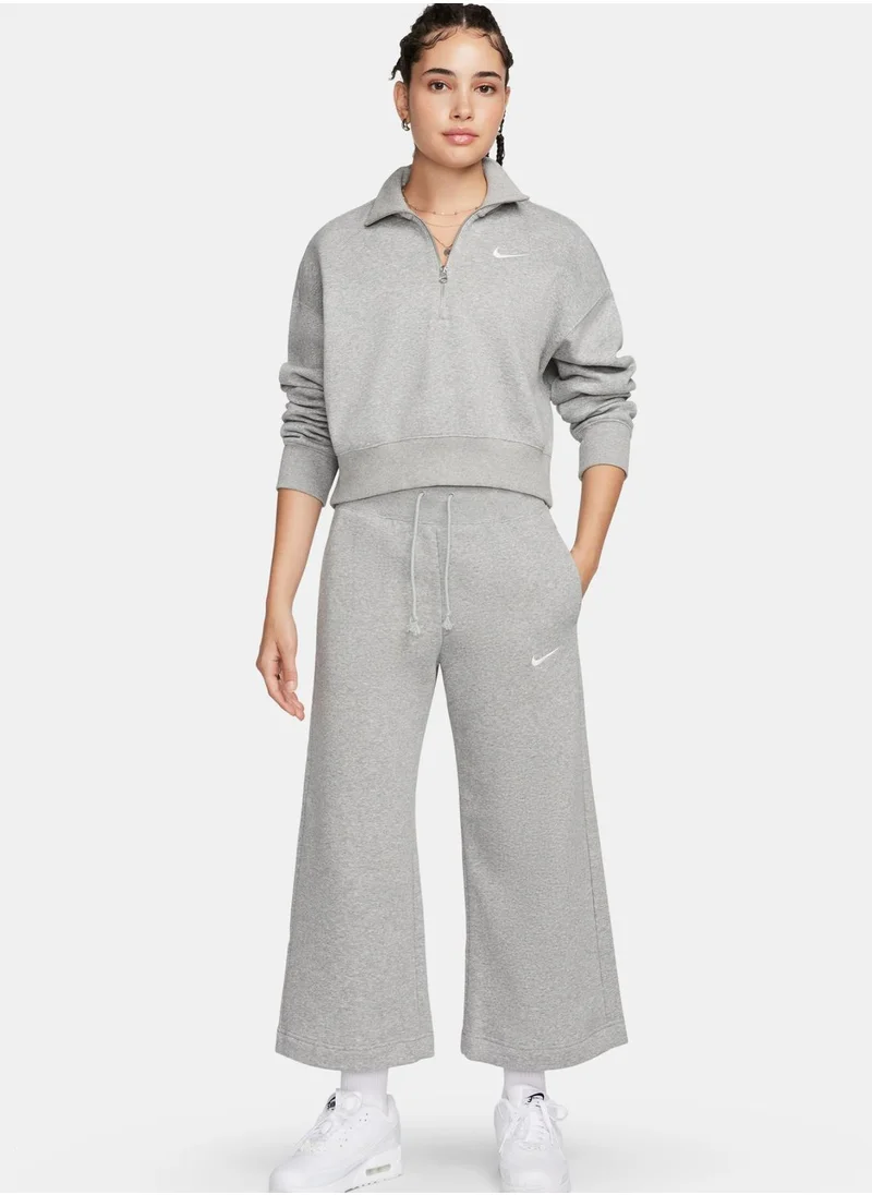Nike Nsw Phoenix Fleece High Rise Cropped Sweatpants
