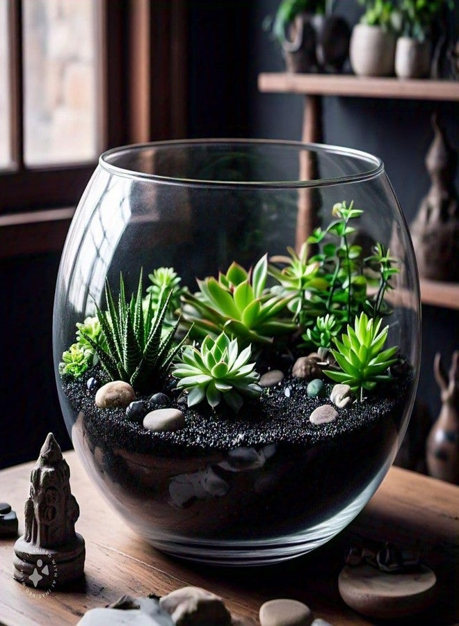 Aqualyf Pets Aquarium Sand 400g - Ideal Substrate for Freshwater & Saltwater Tanks, Non-Toxic, pH Balanced & Perfect for Shrimp, Fish & Plant Growth- Black Color - Image 4