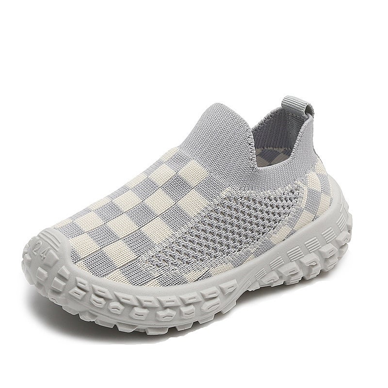 Mesh Sneakers Lightweight Flexible Sole Walking Shoes For Kids Indoor And Outdoor Activities - Image 1