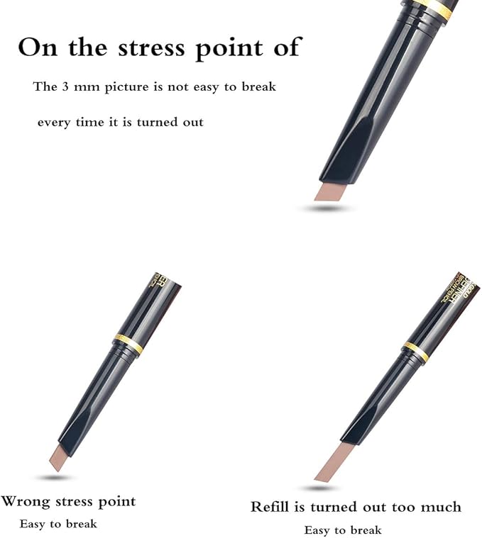 ANIFER Eyebrow Pencil Coffee Waterproof Smooth Natural Cruelty Free Brown 3