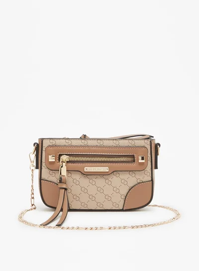 سيليست Women's Monogram Print Crossbody Bag
