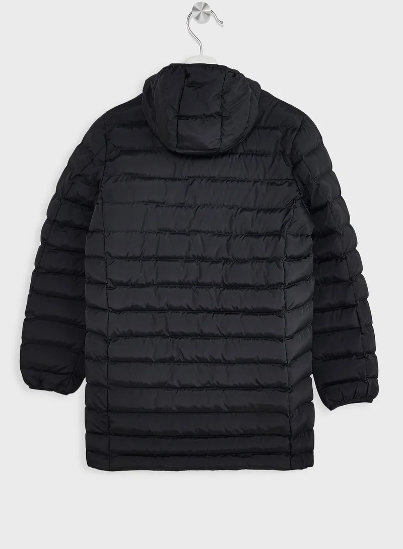 Ruby Tuesday Girls Padded Hooded Longline Jacket