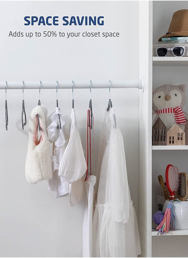 ZOBER Non-Slip Kids Velvet Hangers 