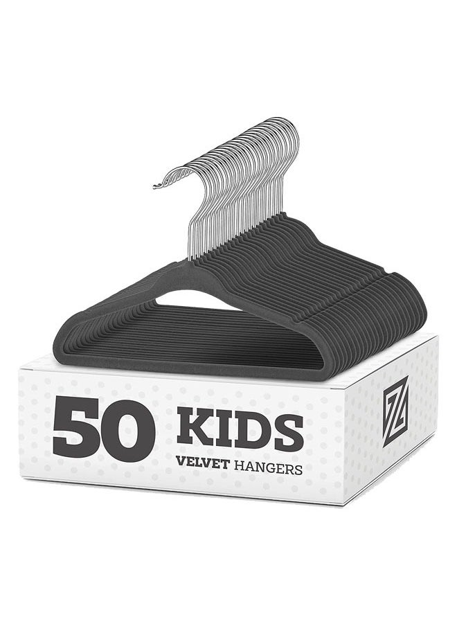ZOBER Non-Slip Kids Velvet Hangers  - Image 2