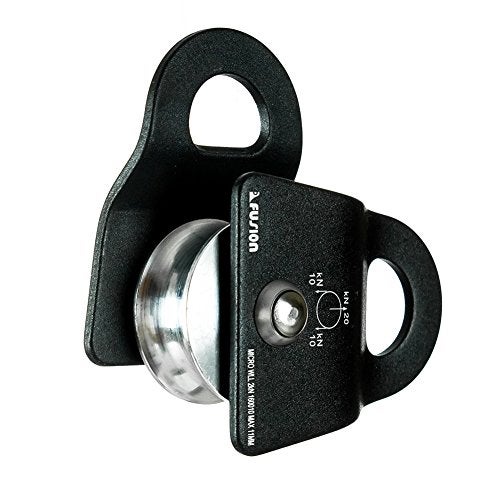 Fusion Climb Mirco Aluminum Side Swing Pulley, Single Pulley 20kN for Backyard Zipline, Trolly, Swing Pulley, Climbing Rescue, Rigging Arborist TAA Approval - Image 5