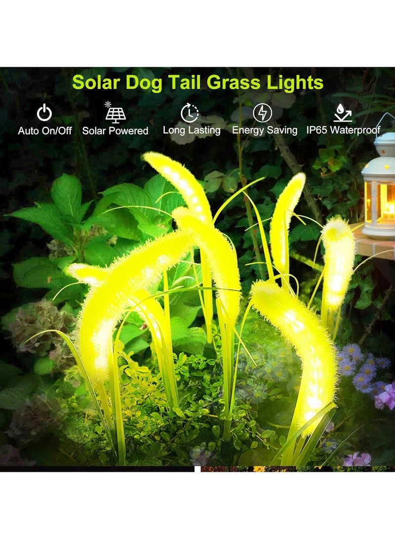 BLOOMING TIME Waterproof Outdoor Solar Lights, Auto On/Off, Decorative Solar Stake Lights Landscape(2‑Pc) - Image 2