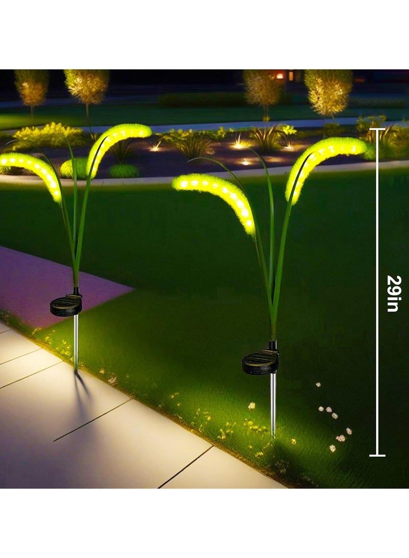BLOOMING TIME Waterproof Outdoor Solar Lights, Auto On/Off, Decorative Solar Stake Lights Landscape(2‑Pc) - Image 5