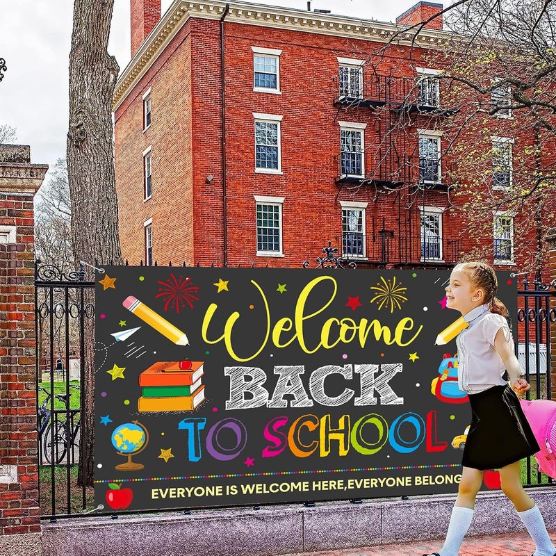 Al Raied ARS Welcome Back to School Banner - Extra Large Classroom Decoration, 5x3 Feet - Image 4
