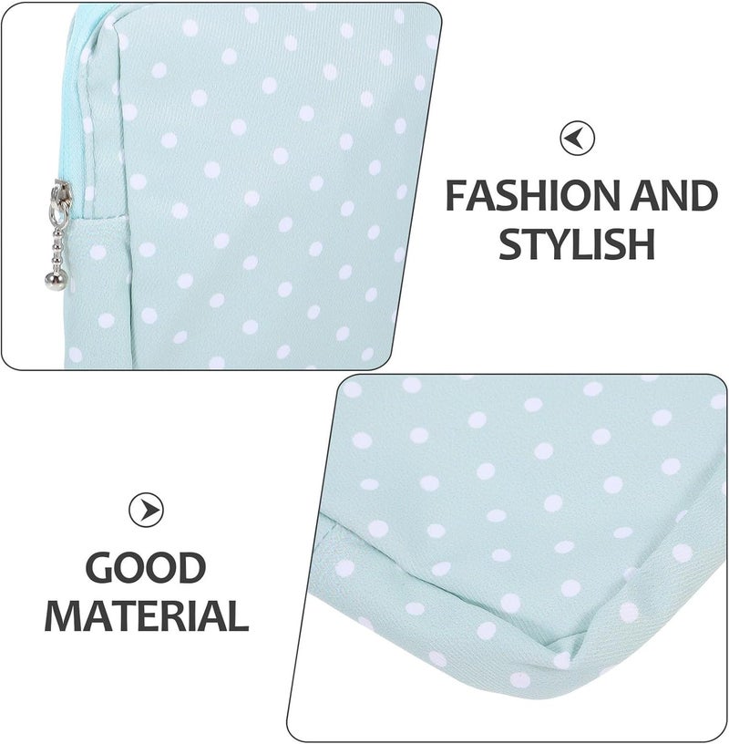 Sanitary Napkin Pouch 2pcs Small Menstrual Pad Storage Bags with Zipper Portable Feminine Hygiene Organizer for Travel and Daily Use - Image 3