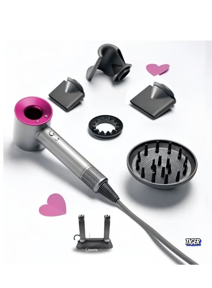 TIGER Professional Leafless Supersonic Hair Dryer – Negative Ion Electric Hair Dryer for Personal Hair Care & Styling – Constant Anion Technology for Smooth, Frizz-Free Hair – Salon-Quality Results at Home - Image 2