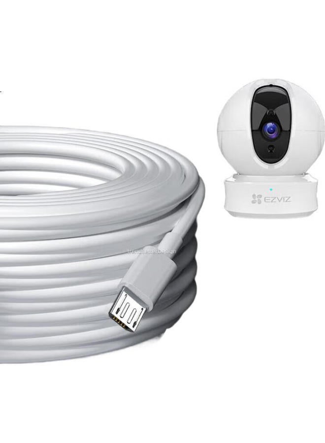 Trendy Style Chuanfan Camera Power Extension Cable 5 Meters For Xiaomi, Yingshi, Lechuan, 360, Huawei, Xiaoyi, Xiaobai, Qiaojian, Tp-Link Surveillance Camera Power Cord, Extended Android Charging Cable - Image 2