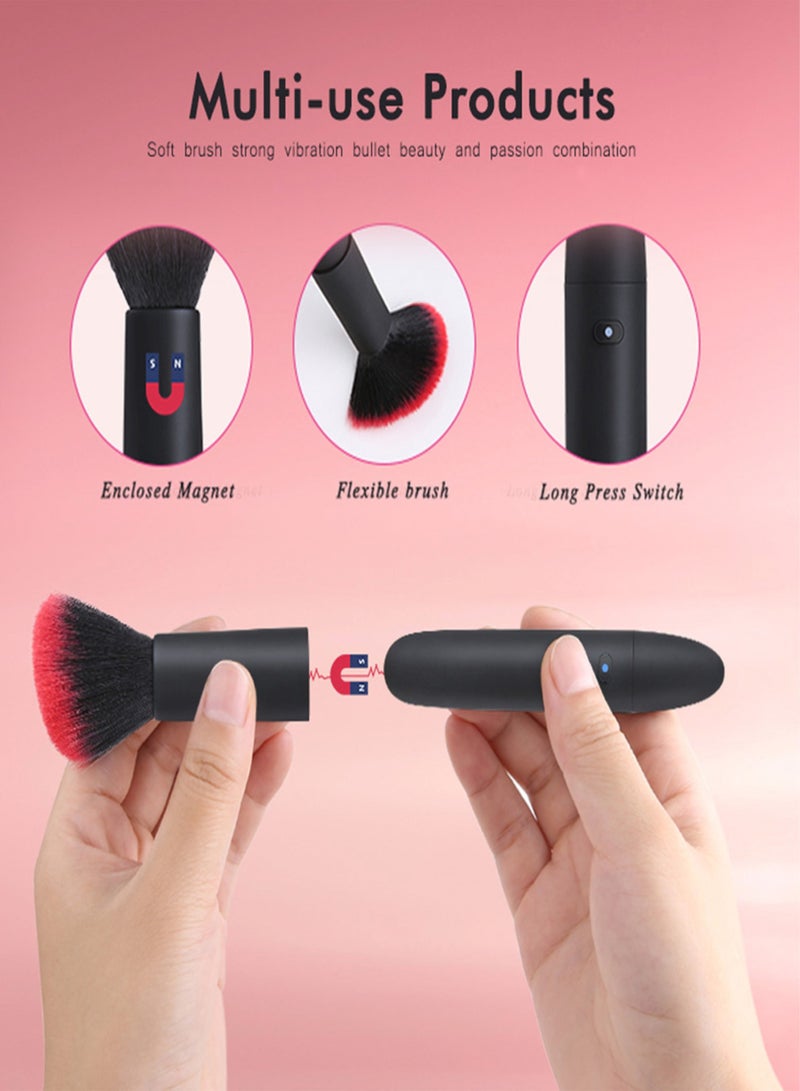 Electric Brush Accessories Portable Quiet and Multifunctional facial massager Brush with 10 Adjustable Gears Vibration for for Muscle Pain and facial swelling and relaxation - Image 3