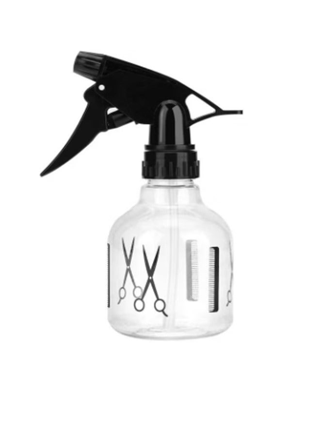 ATM Plastic Spray Bottle - Clear/Black - Image 1