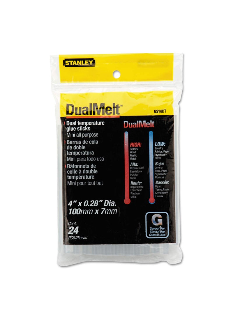 Stanley STANLEY Hand Tools GS10DT Mini Dualmelt Glue Sticks 24 Count  - Image 1