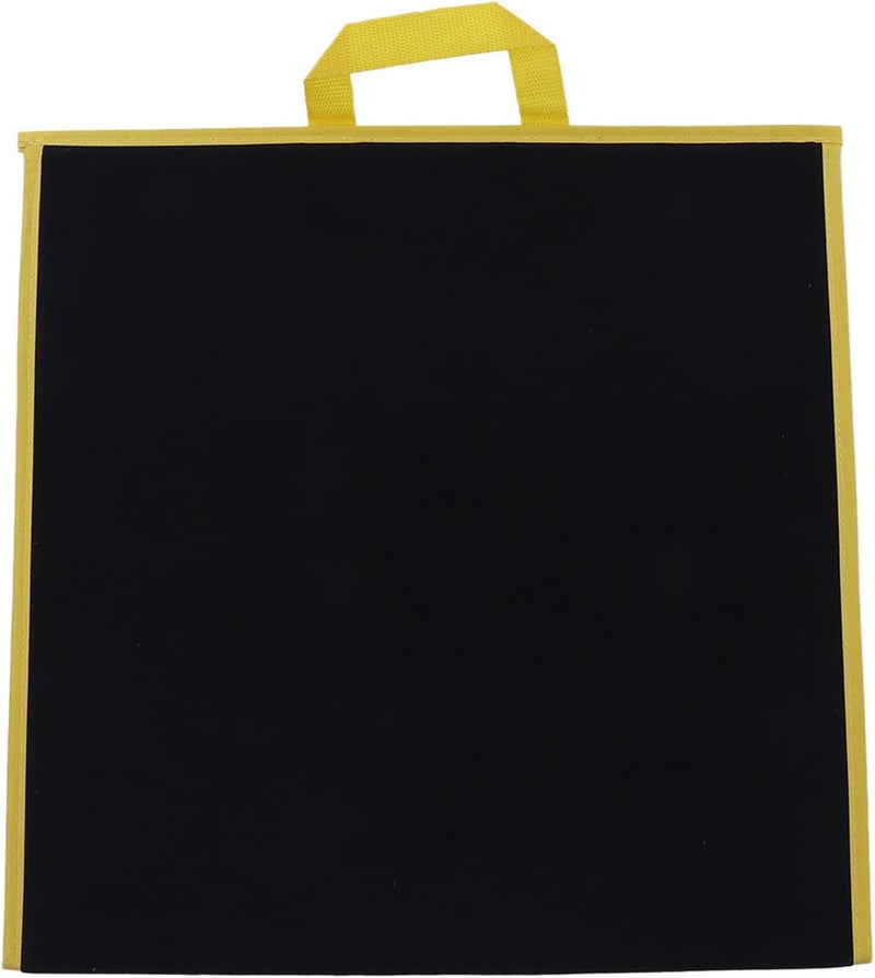 Karlak Portable Felt Flannel Stories Board for Educational Play, Freestanding for Toddlers (Blue Black) - Image 3
