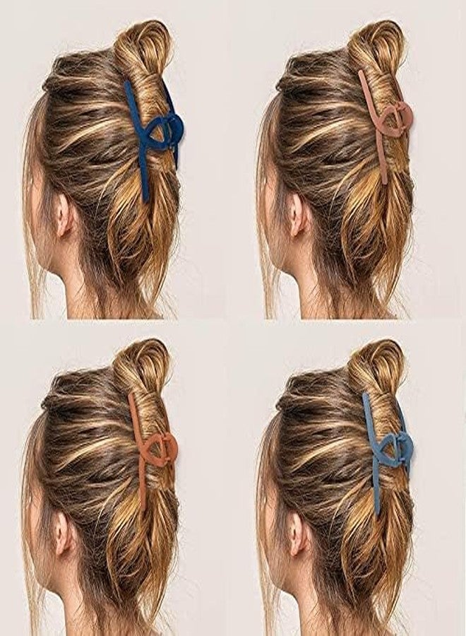 CHRONEX 3PCS Hair Claw Clips Large 3.5" No Slip Big Matte Jaw Butterfly Clip- Thin Fine Hair Womens - Image 5