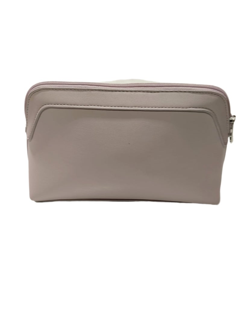 دكني حقيبة مكياج كبيرة من  ومنظم مستحضرات تجميل للسفر للنساء بحجم كبير بلون الخزامى - Image 2