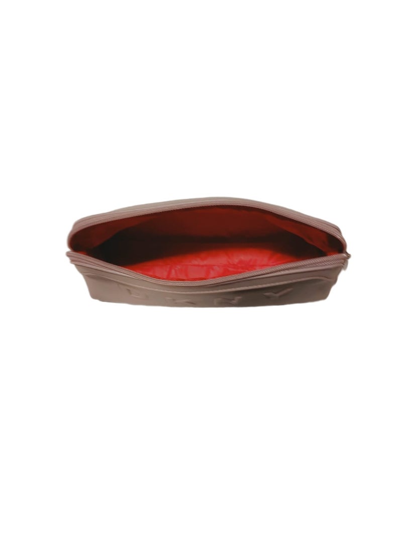 دكني حقيبة مكياج كبيرة من  ومنظم مستحضرات تجميل للسفر للنساء بحجم كبير بلون الخزامى - Image 3