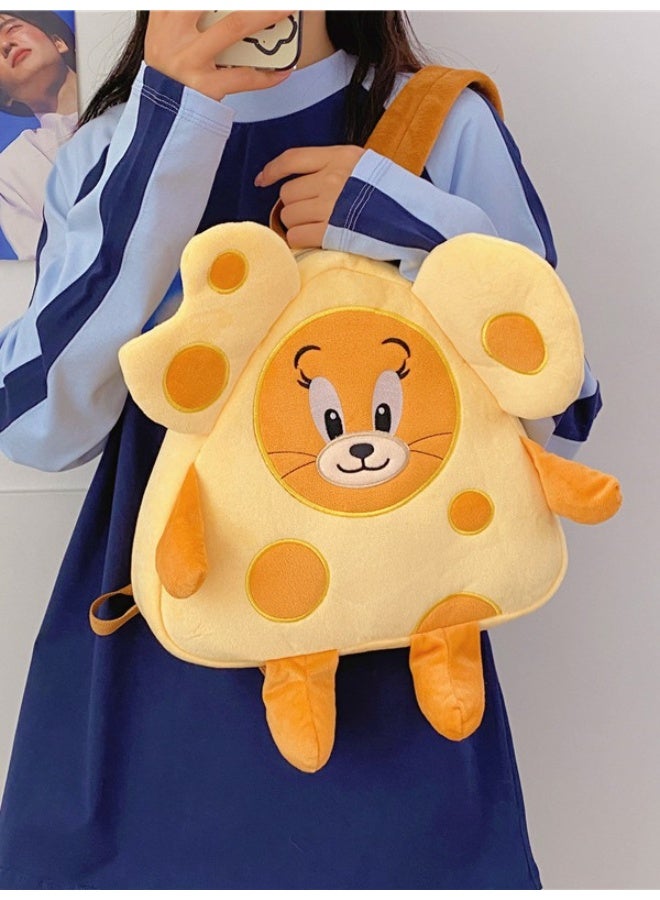 Cartoon cheese cute Jerry mouse plush toy pack - Image 2