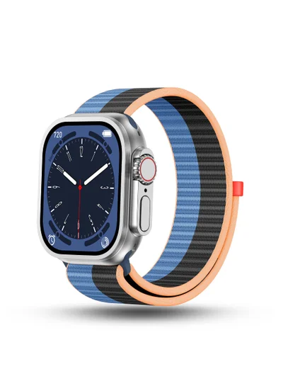 Pebble Cosmos Engage 1.95" IPS Always on Display Smartwatch, Wireless charging, IP67 Water & Dust Resistance, Compatible with Android & iOS, 20+ Sports Modes, 100+Cloud Based Watch Faces, Celestial Blue