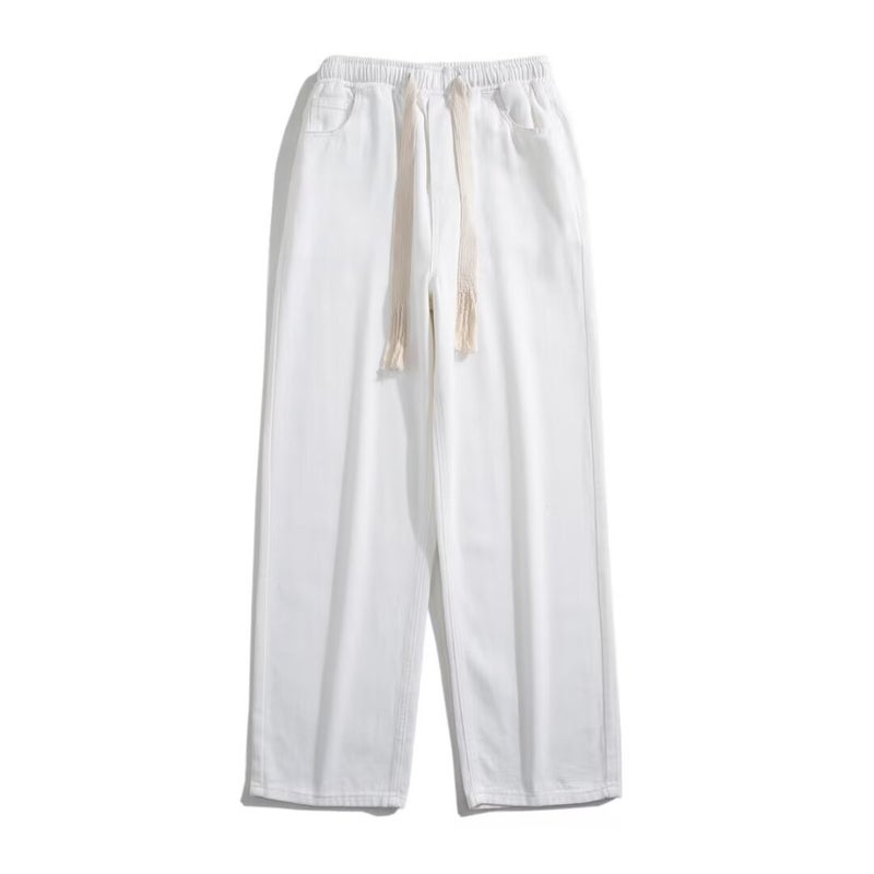 Vintage Jeans Men'S Straight Loose Trendy Brand Wide Leg American Style High Street All-Match Casual Long Pants For Boys - Image 1