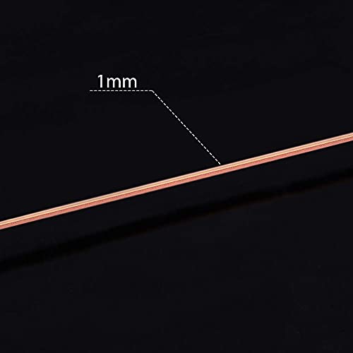 BENECREAT 18 Gauge Bare Copper Wire with Oil Coated, Solid Copper Wire for Jewelry Craft Making, 33-Feet/11-Yard - Image 4