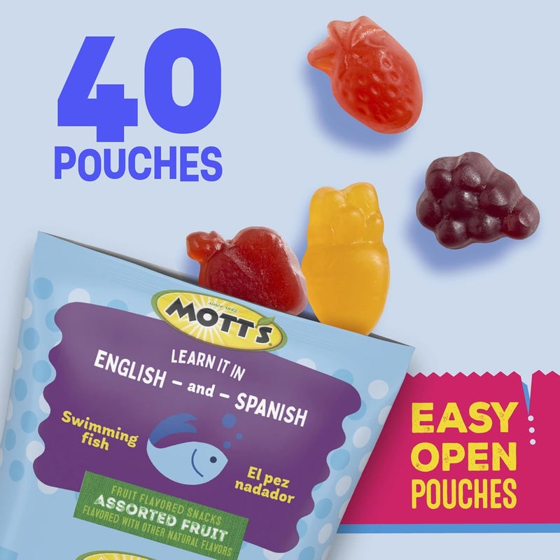 Mott's Assorted Fruit Flavored Snacks, 40 Pouches - Image 3