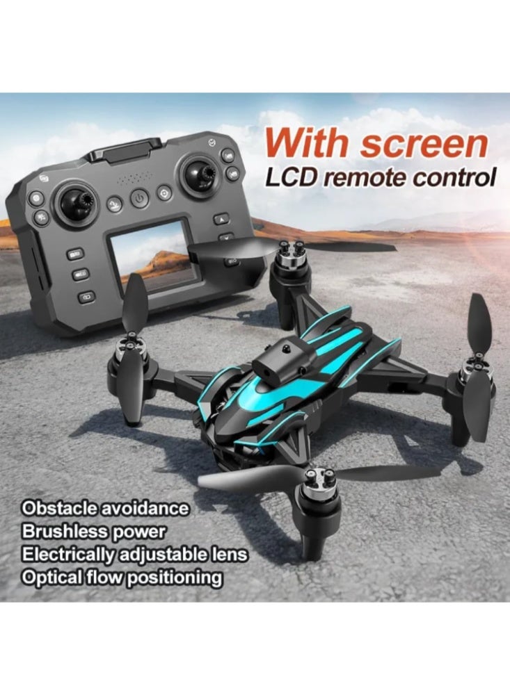 SHOPI Foldable HD Camera Drone with Obstacle Avoidance, Smart Quadcopter with LCD Remote Control - Image 3