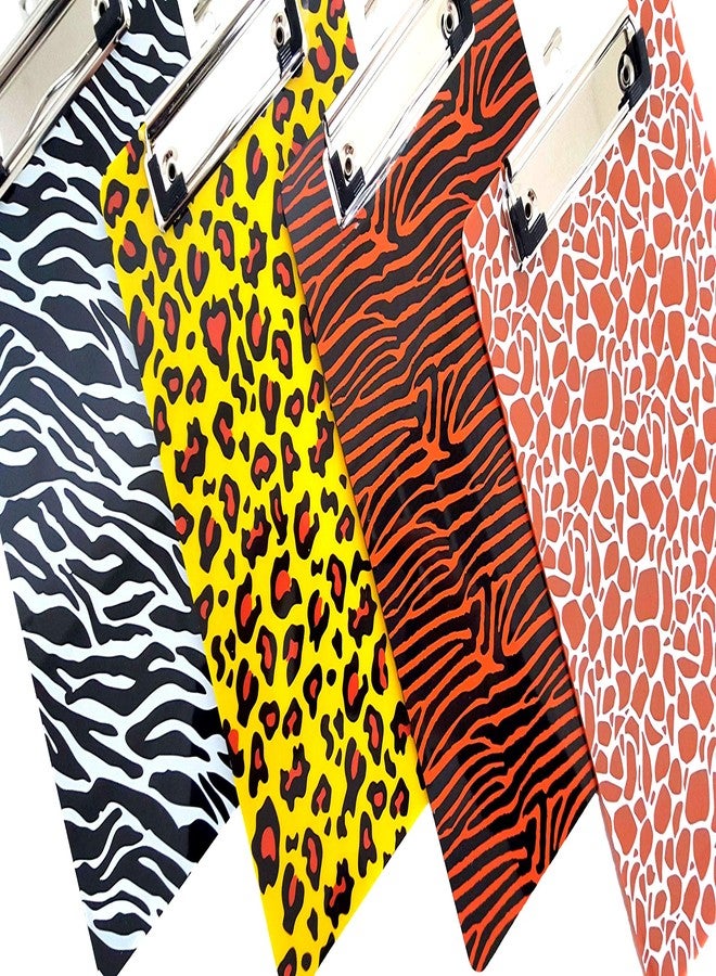 Dondor Kids Mini Multicolored Clipboards, by Dondor (9" x 6", 4 Pack - Animal Print) - Image 3
