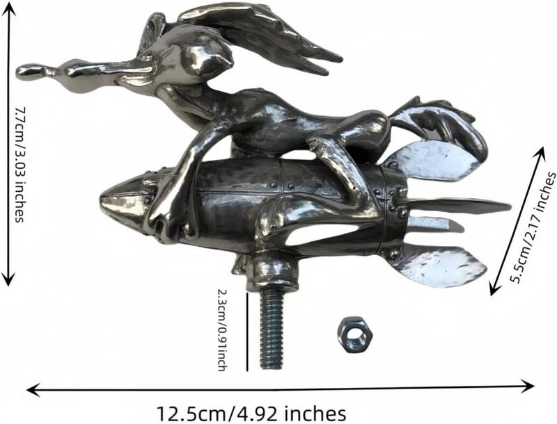 BEMKWG Coyote Rocket Hood Ornament - Image 2