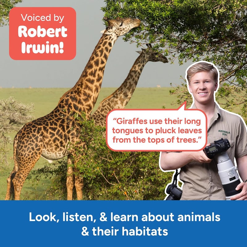 Educational Insights GeoSafari Jr. Talking Wildlife Camera with Robert Irwin's Voice, STEM Toy for Kids Ages 4+ - Image 4