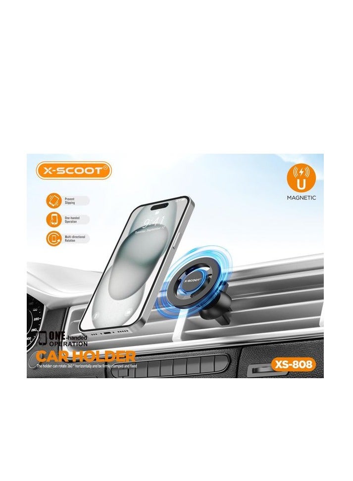X-SCOOT Car phone Holder Rotates 360 Degrees to Hold Cell Phones - Image 1