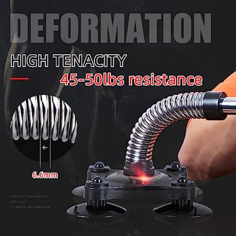 Arm Wrestling Training Equipment, aluminum alloy, silver, 4550lbs adjustable resistance for forearm, wrist and grip strength development in home or professional fitness settings - Image 4