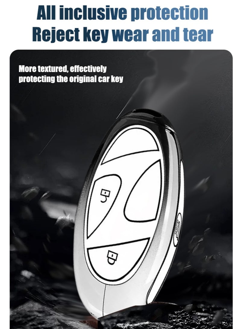 HYUNDAI Modern new car key protection cover, professional high-end design, fashionable and sporty, specially designed for modern cars, perfectly wraps car keys, wear-resistant - Image 3