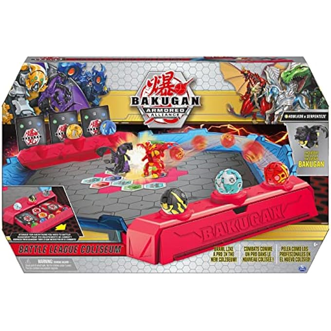 باكوجان لوحة ألعاب Battle League Coliseum Deluxe مع ألعاب أطفال حصرية مدمجة Howlkor x Serpenteze للأولاد من سن 6 سنوات فما فوق - Image 4