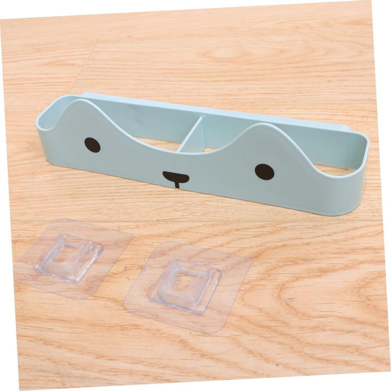 Wall Mounted Shoe Rack Organizer 5Pcs Blue Plastic Space Saving Easy Installation - Image 5