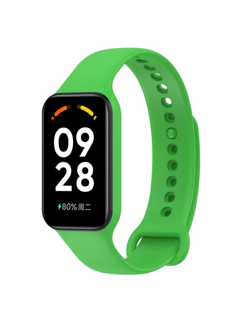 1Pcs Watch band for Redmi smart band 2/xiaomi band 8 active watch strap Green - Image 1