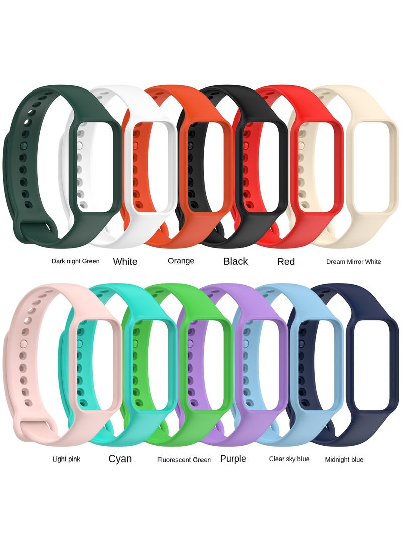 1Pcs Watch band for Redmi smart band 2/xiaomi band 8 active watch strap Green - Image 4