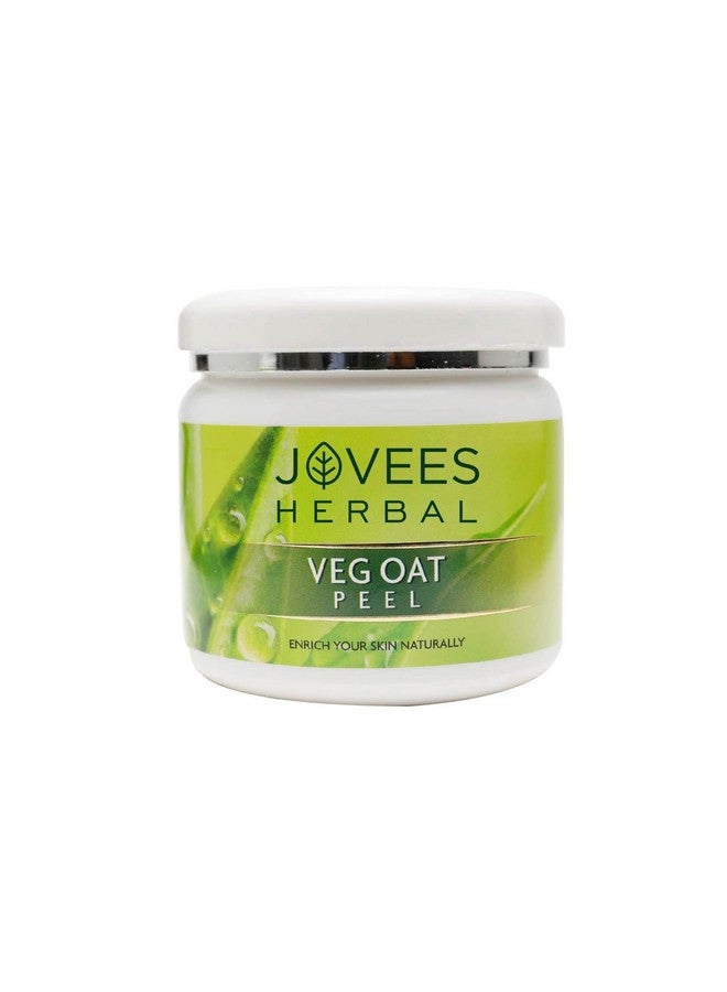 Jovees Herbal Veg Oat Face Peel Removes Acne Pimple and Tanning | with Almond Powder and Wheat Grain 100g - Image 1