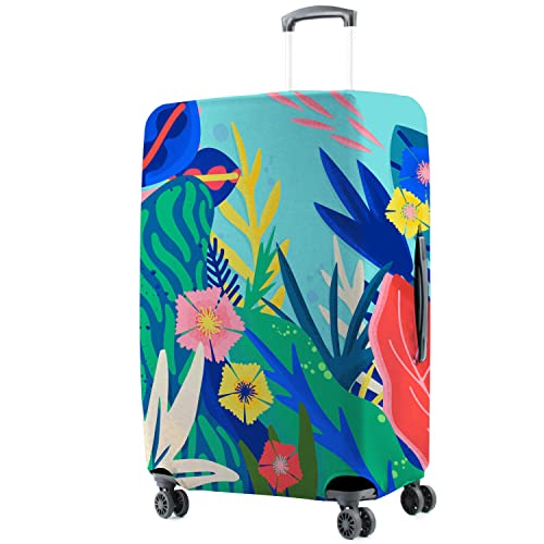 Nasher Miles Polyester 75 (28 Inch) Large Protective Luggage Cover - Underwater Design - Image 1