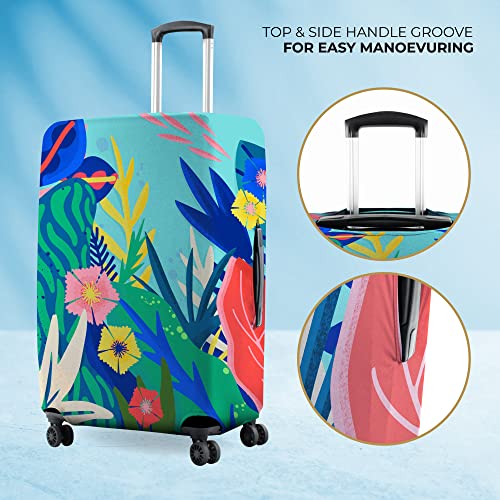 Nasher Miles Polyester 75 (28 Inch) Large Protective Luggage Cover - Underwater Design - Image 4